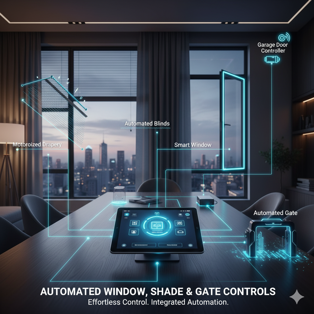 Automated Window, Shade & Gate Controls